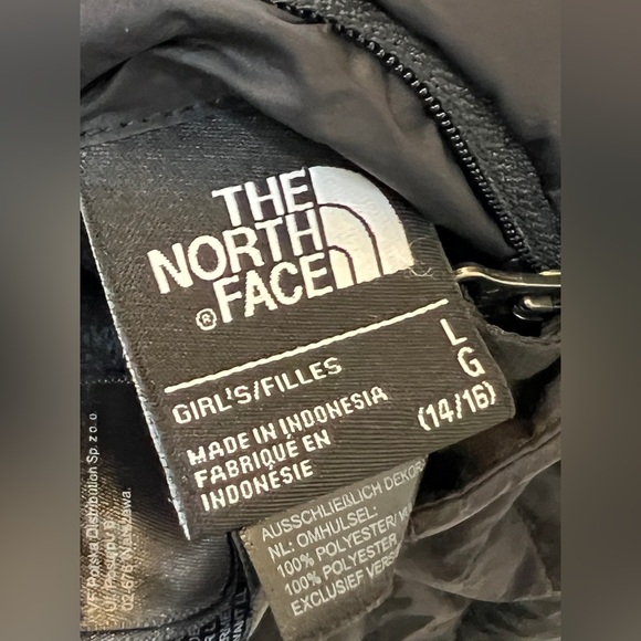 The North Face Puffer Reversible Coat Girls Size Large 14/16 Winter Snowboard - Picture 9 of 14
